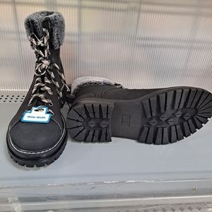 WOMEN'S FUR LINED RUGGED WINTER BOOTS